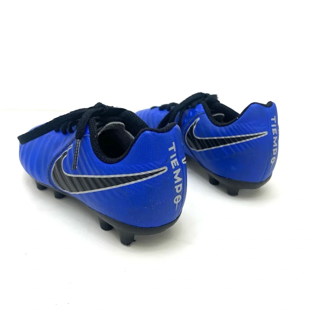 Nike Jr Youth Tiempo Legend 7 Racer Blue/Metallic Silver Soccer Cleats